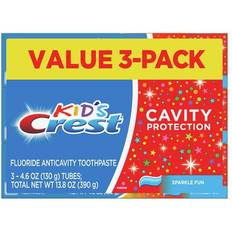 Toothbrushes, Toothpastes & Mouthwashes Kid's Cavity Protection Sparkle Fun 130g 3-pack