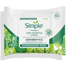 Simple Facial Cleansing Simple Biodegradable Age Resisting Cleansing Wipes