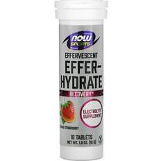 Now Foods EFFER-HYDRATE TABLETS 10 stk-Orange Strawberry
