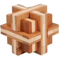 Bamboo 3d Fridolin 3D Double Cross Bamboo Puzzle