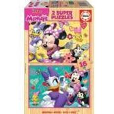 Rompecabezas Educa Puzzle 2x16 Minnie Mouse/Daisy (wooden G3