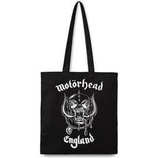 Black - Men Fabric Tote Bags MotÃ¶rhead Rocksax England Shoulder Bag black white