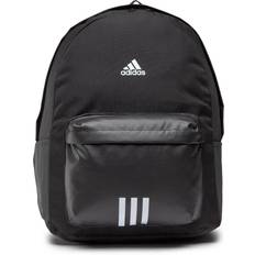 Herren - Schwarz Rucksäcke Adidas Classic Badge of Sport 3 Stripes Backpack - Black/White