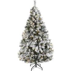 Iron Christmas Decorations Nearly Natural River Mountain Christmas Tree 72"