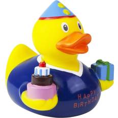 Lilalu Lilalu Happy Birthday Boy Rubber Duck Bathtime Toy
