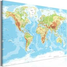 Artgeist Canvas Hello World Wide 90x60 Billede