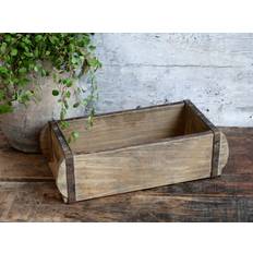 Trälåda/murstensform UNIKA, natur Chic Antique (enkel)