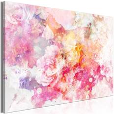 Canvas Explosion of Flowers Wide 60x40 Billede