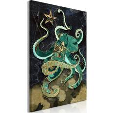 Canvas Marble Octopus Vertical 80x120 Billede