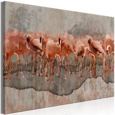 Brugskunst Canvas Flamingo Lake Wide 90x60 Billede
