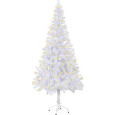 Julgran led 180 vidaXL med fot och LED 180 cm 620 grenar Julgran