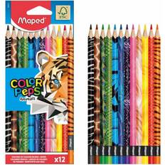 Maped Peps Animals Coloured Pencil 12pcs