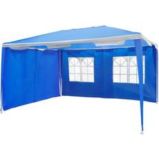 Pavilion 4x3 m OutSunny Alfresco 4x3m Garden Gazebo Canopy, Blue
