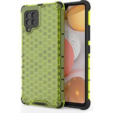 Hurtel Honeycomb Armored Case With Gel Frame For Samsung Galaxy A42 5G Green