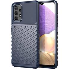 Hurtel Thunder Case Flexible Armored Case Cover Samsung Galaxy A72 4G Blue