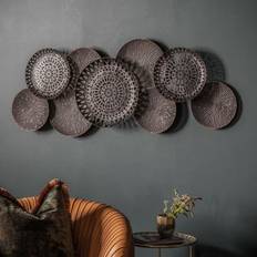 Black Wall Decor Circular Metal Wall Caspian House Wall Decor