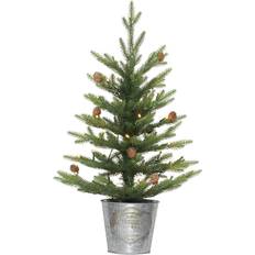 2ft. Metal Pot Artificial Green 2 Foot