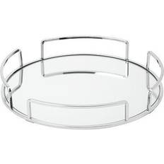 Kennedy International Home Details Modern Round Design Vanity Tray, Grey Väggspegel