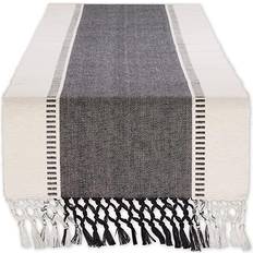 DII Dobby Stripe Tablecloth Black, Orange, Red, Blue, Green, Grey, Brown, Gold (274.3x33cm)