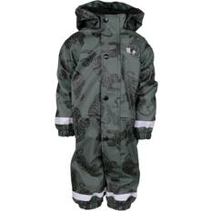 Reflekser Regndresser Lindberg Vattnadal Rain Baby Overall Fleece - Green