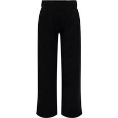 Damen - Outdoorhose Hosen Jacqueline de Yong Jdylouisville High Waist Wide Leg Fit Trousers - Black