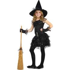 Fun World Girl's Glitter Witch Costume