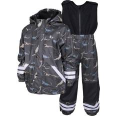 9-12M Ensembles de pluie Lindberg Vattnadal Rain Set Fleece - Anthracite