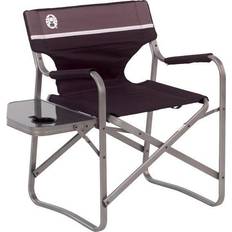 Coleman Camping Chairs Coleman Aluminum Deck Chair with Table GRY/BLACK/DELAY