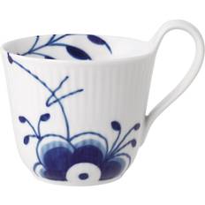 Håndmalte Kopper Royal Copenhagen Blue Mega Fluted Krus 25cl