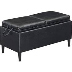 Convenience Concepts Designs4Comfort Storage Bench 32x17"