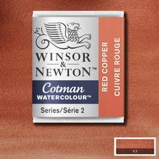 Kobber Akvarelmaling Winsor & Newton Cotman watercolour 1/2 pan Red Copper 471