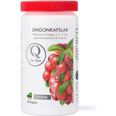 Omega-3-6-9 Kosttilskud Q for Skin Lingonkapslar 120 stk