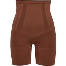 Spanx OnCore High-Waisted Mid-Thigh Short - Chestnut Brown