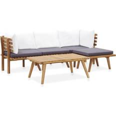 vidaXL 46678 Loungesæt, 1 borde inkl. 3 sofaer