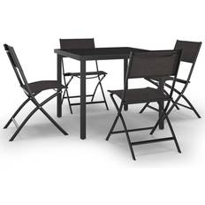 vidaXL 3073513 Matgrupp, 1 Bord inkl. 4 Stolar