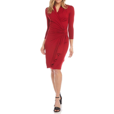 Karen Kane Cascade Wrap Dress