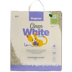Dogman Katter - Kattsand Husdjur Dogman Clean White Cat Litter 10L