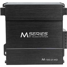 Black Boat- & Car Amplifiers Audio System M-100.2 MD