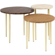 MDF Nesting Tables Walker Edison AF3PNESTCTDW Nesting Table 3