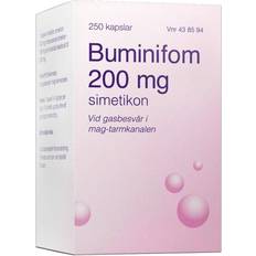 Kapslar Maghälsa Buminiform Gas Problems 200mg 100 st