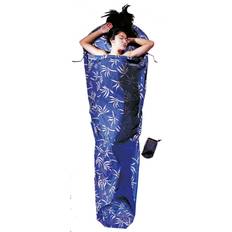 Cocoon Innenschlafsack Mumie Leaves blau