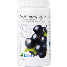 Omega-3 Kosttillskott Q for Skin Svartvinbärskapslar 120 st