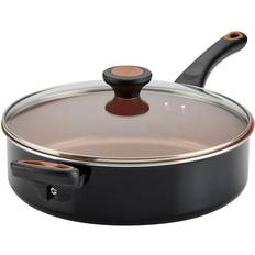 Black Saute Pans Farberware Glide with lid 10.5 "