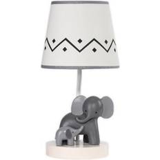 Kid's Room Lambs & Ivy Me & Mama Elephant Nursery Lamp with Shade & Bulb Table Lamp