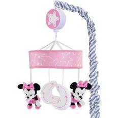 White Mobiles Lambs & Ivy Minnie Mouse Musical Mobile