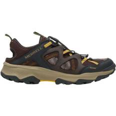 Grün - Schnürung Sandalen Merrell Speed ​​Strike Leather Sieve - Olive