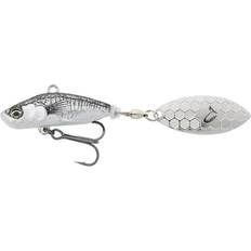 Gös Fiskedrag Savage Gear 3D Sticklebait Tailspin 8cm, 18g Sinking Black Silver