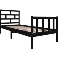 vidaXL Bed Frame Solid Pine 69.5cm 75x190cm