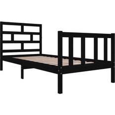 vidaXL Bed Frame Solid Pine 69.5cm Sängram 90x190cm