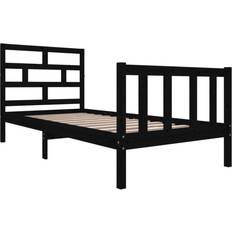 vidaXL Bed Frame Solid Pine 69.5cm Sängram